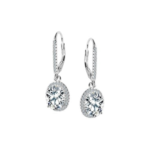 Kolczyki srebrne z cyrkoniami