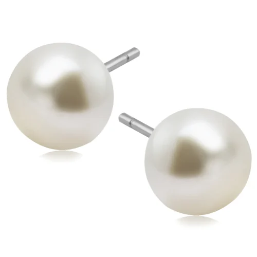 Kolczyki srebrne z perłami