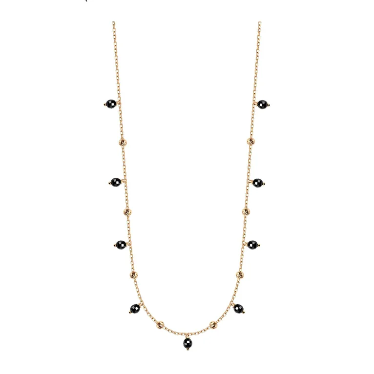 Naszyjnik srebrny z cyrkoniami