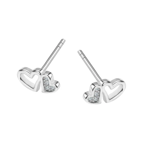 Kolczyki srebrne z cyrkoniami