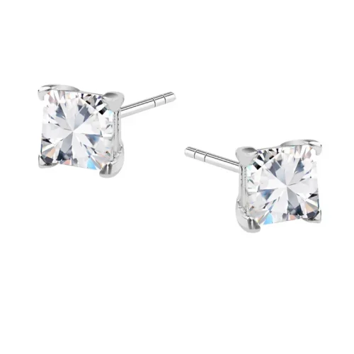 Kolczyki srebrne z cyrkoniami