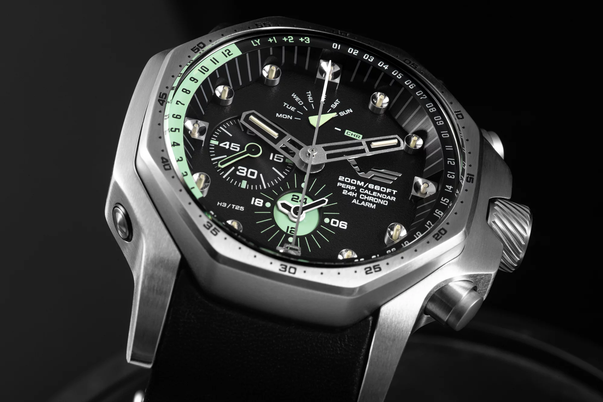 Zegarek męski Vostok Europe Atomic Age Oppenheimer Line Multifunction YM86-640A695