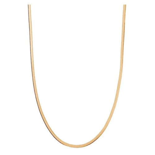 Naszyjnik srebrny pozłacany - żmijka