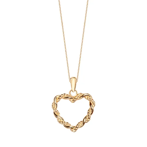 Zawieszka złota - serce