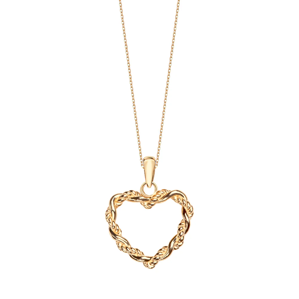 Zawieszka złota - serce