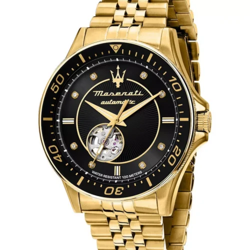 Zegarek męski Maserati Sfida Open Heart Automatic SET