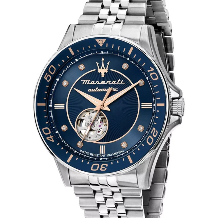 Zegarek męski Maserati Sfida Open Heart Automatic R8823140013