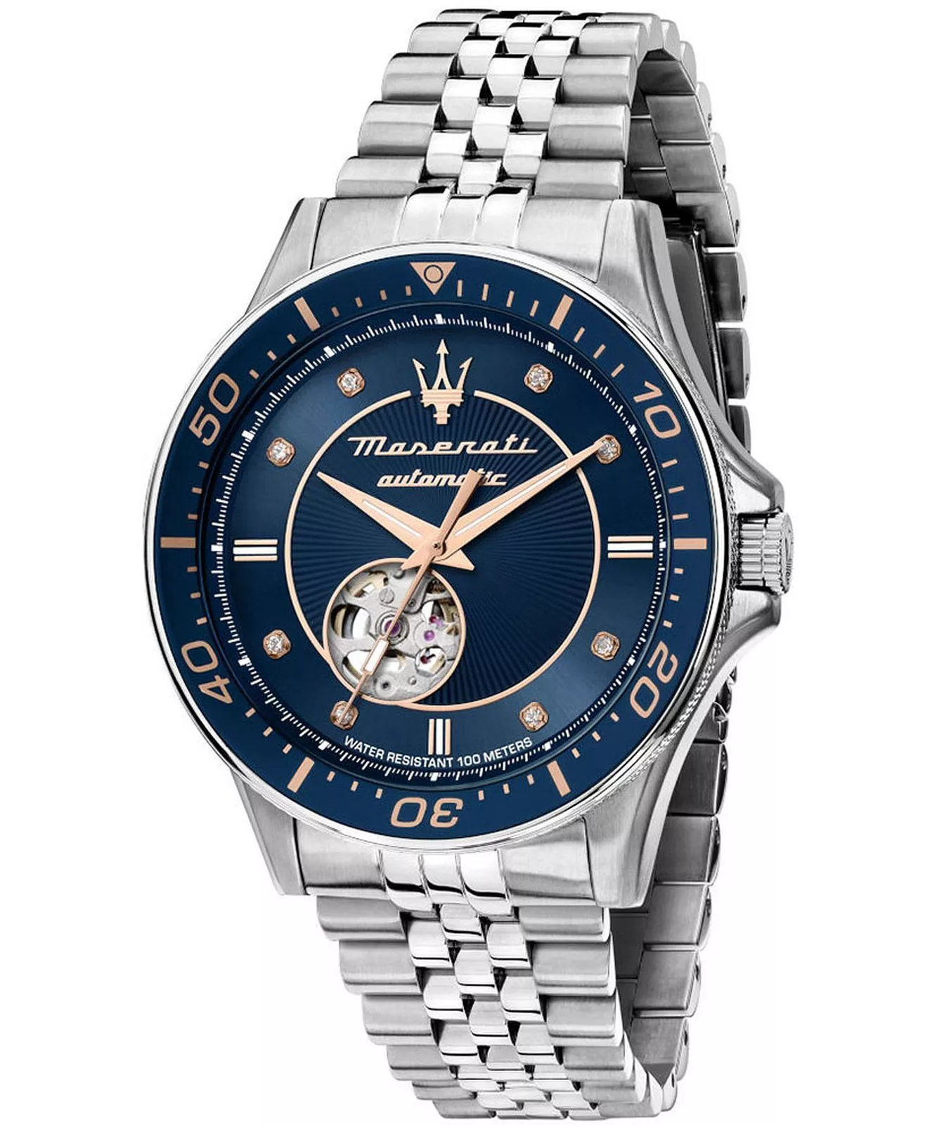 Zegarek męski Maserati Sfida Open Heart Automatic R8823140013