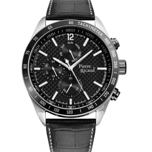 Męski zegarek Pierre Ricaud to elegancki model kwarcowy, który łączy klasyczny styl z praktycznymi funkcjami.
