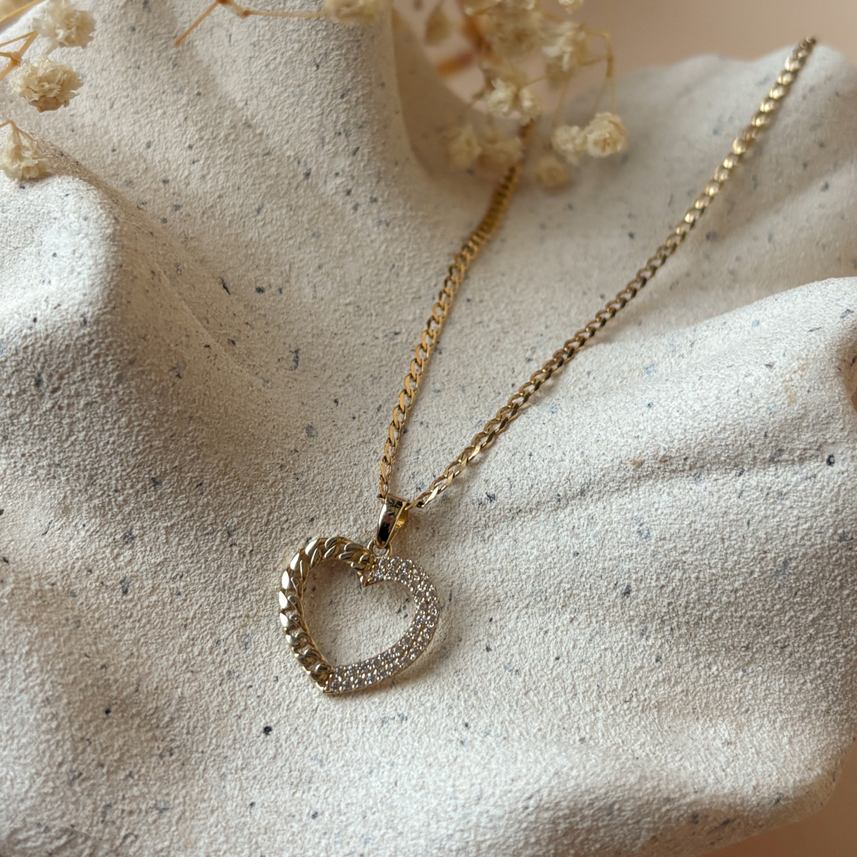 Zawieszka złota – serce