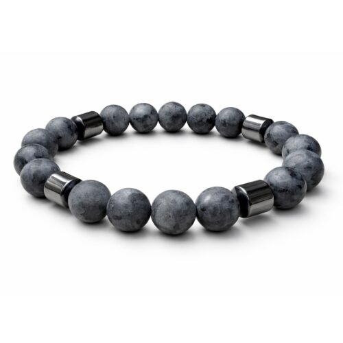 Bransoletka męska z labradorytem