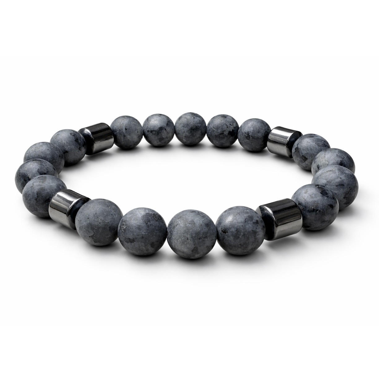 Bransoletka męska z labradorytem