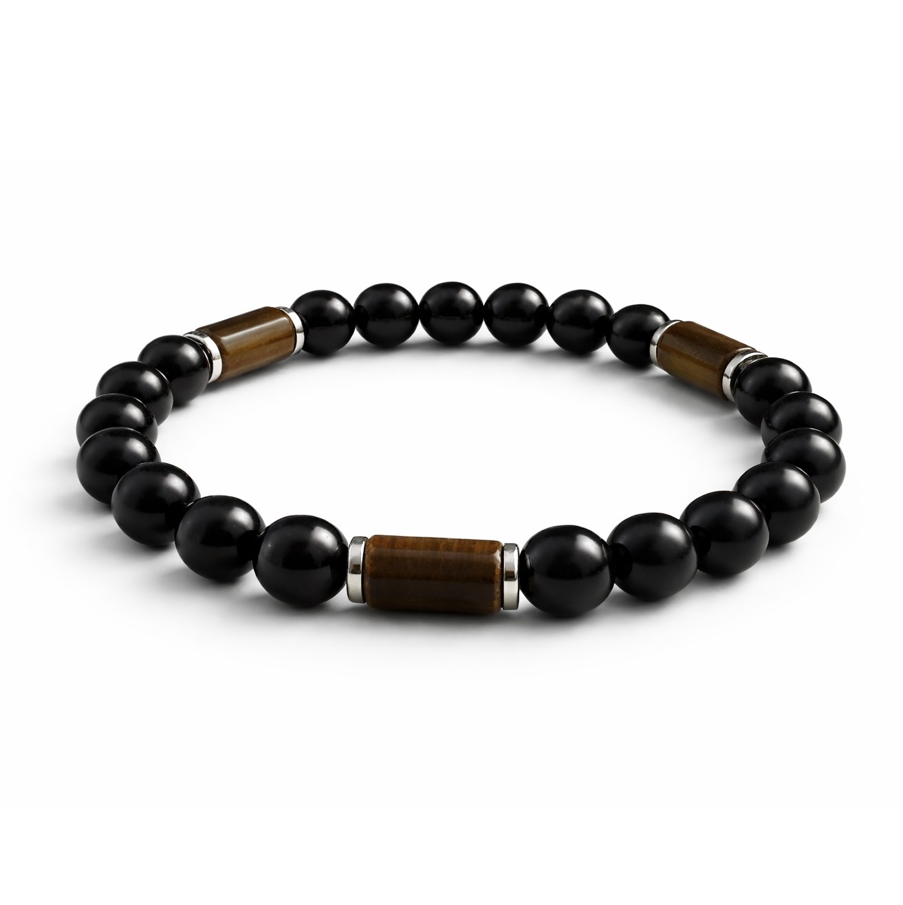 Bransoletka męska z tygrysim okiem