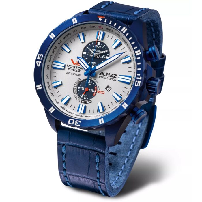 Zegarek męski Vostok Europe Almaz Space Station Limited Edition Chronograph YM8J-320D657