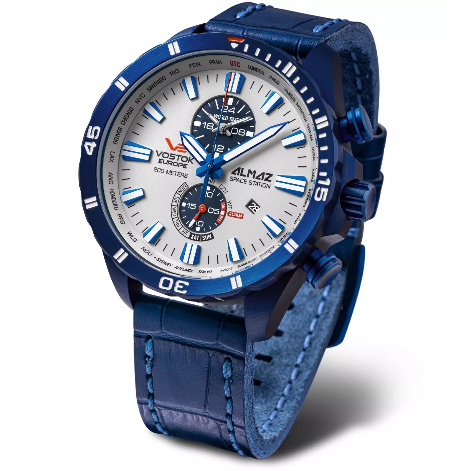Zegarek męski Vostok Europe Almaz Space Station Limited Edition Chronograph YM8J-320D657