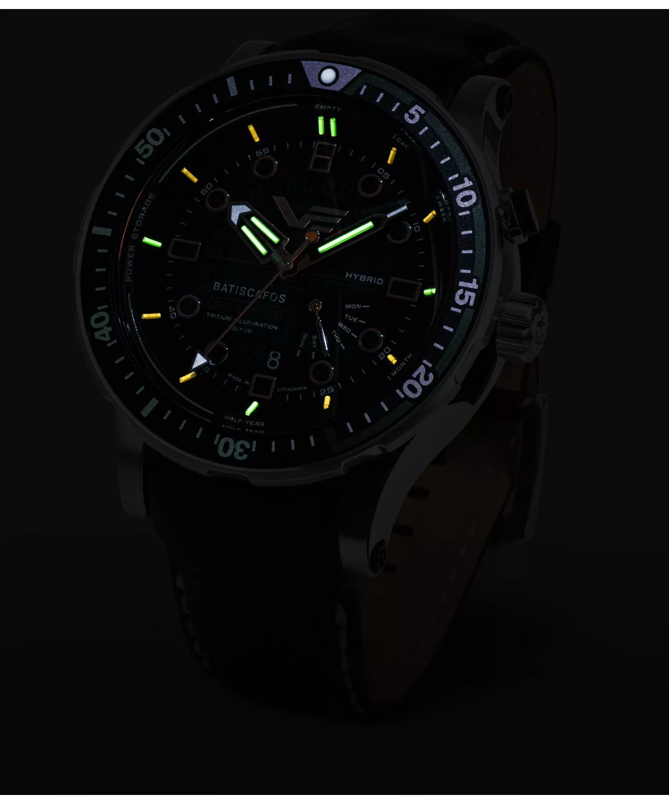 Zegarek męski Vostok Europe Batiscafos Hybrid Automatic SET PX84-511A770