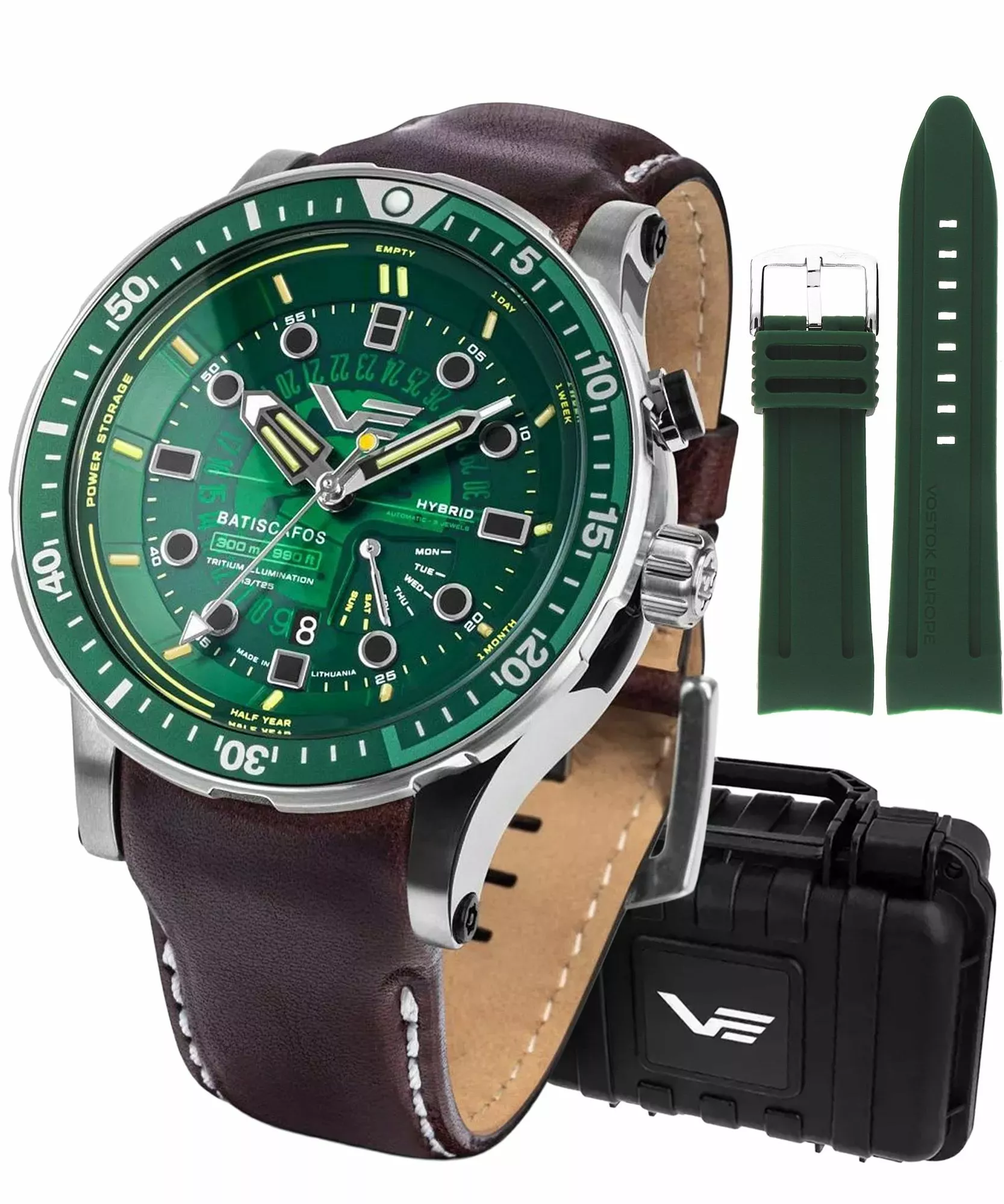Zegarek męski Vostok Europe Batiscafos Hybrid Automatic SET PX84-511A770